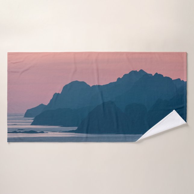 Lofoten Norwegen Badehandtuch (Badehandtuch)