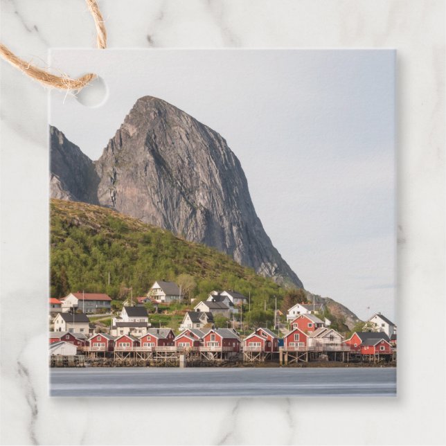 Lofoten Norwegen Geschenkanhänger (Vorderseite)