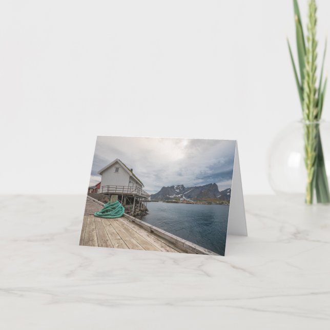 Lofoten Norwegen Karte (Vorderseite)