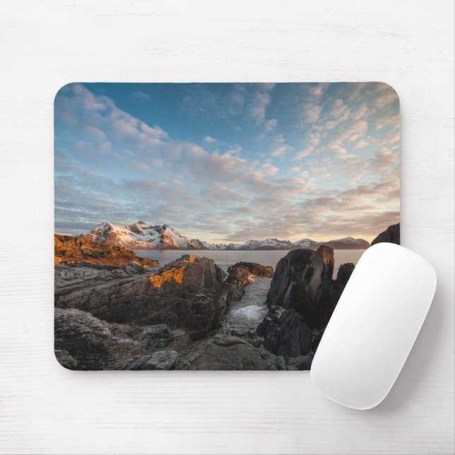Lofoten Norwegen Mousepad (Mit Mouse)