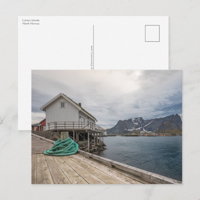 Lofoten Norwegen Postkarte (Vorne/Hinten)