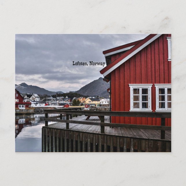 Lofoten, Norwegen Postkarte (Vorderseite)
