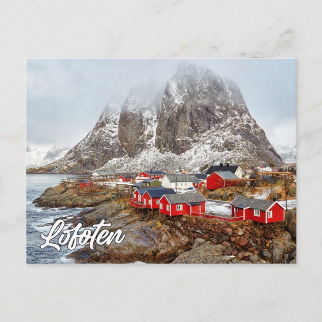 Lofoten, Norwegen Postkarte (Vorderseite)