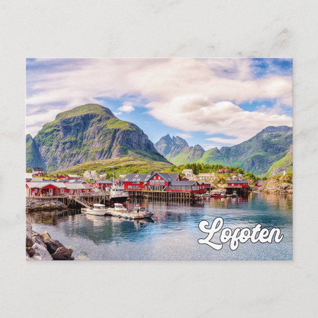Lofoten, Norwegen Postkarte (Vorderseite)
