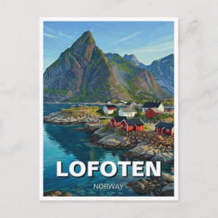 Lofoten Norwegen Reise Postkarte