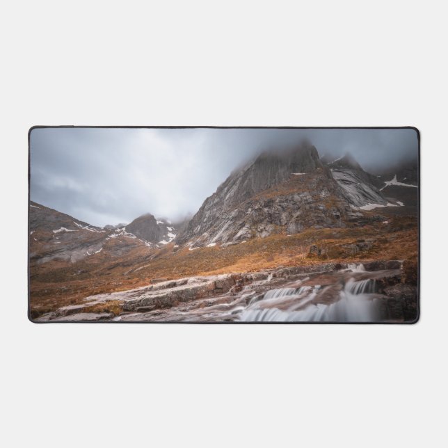 Lofoten Norwegen Schreibtischunterlage (Vorderseite)