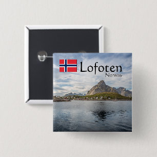 Lofoten Norwegen Souvenir Button