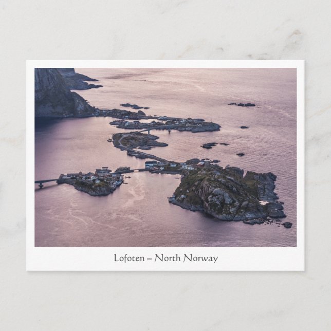 Lofoten Postkarte (Vorderseite)
