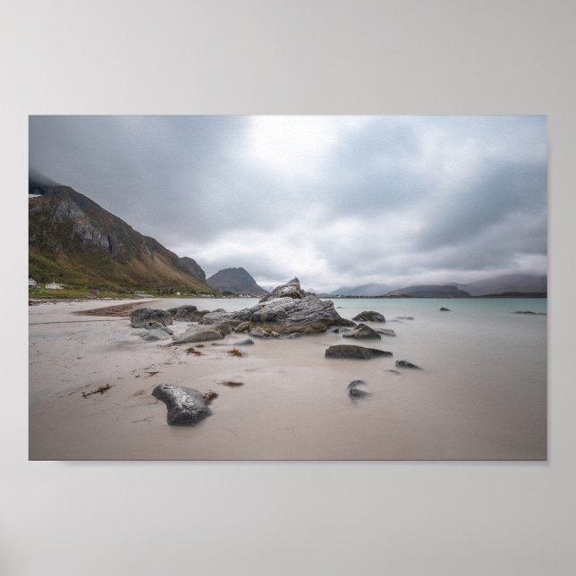 Lofoten Ramberg Beach Poster (Vorne)