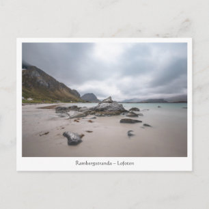Lofoten Ramberg Beach Postkarte