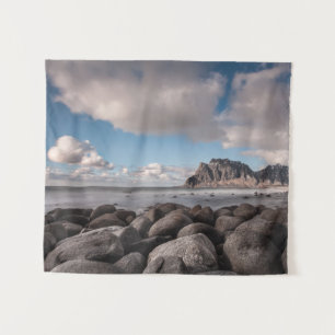Lofoten Uttakleiv Wandteppich