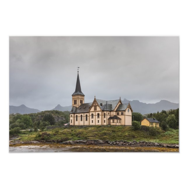 Lofoten Vågan Church Photo de voyage (Devant)