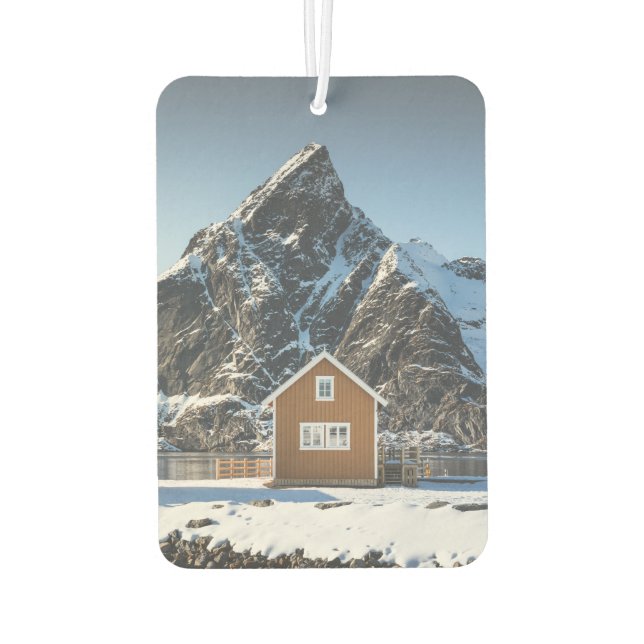 Lofoten Yellow Cabin Autolufterfrischer (Rückseite)