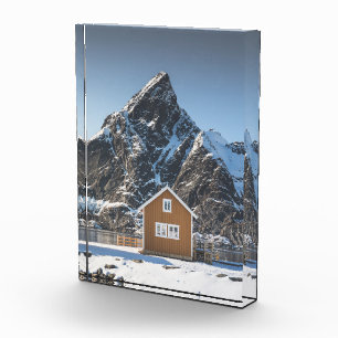 Lofoten Yellow Cabin Fotoblock