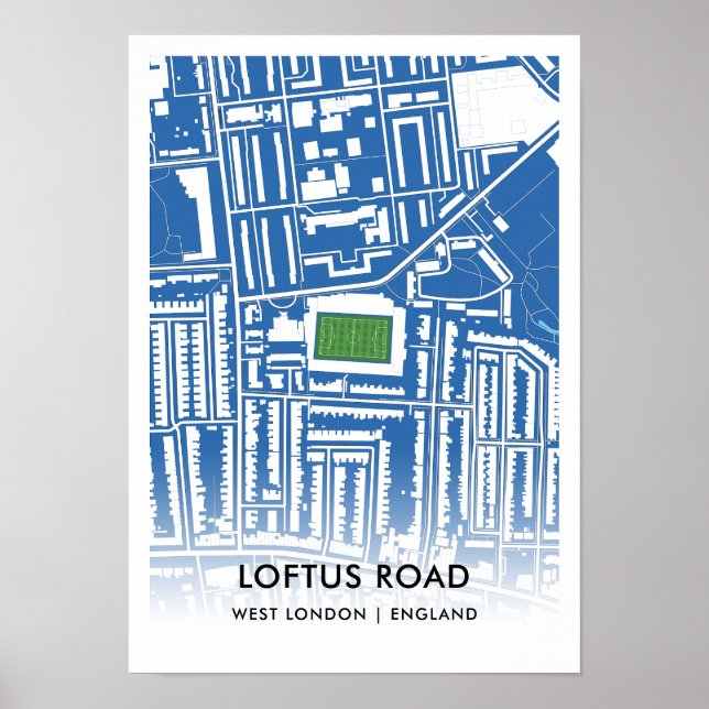 Loftus Road Poster - Zuhause von Queens Park Range (Vorne)