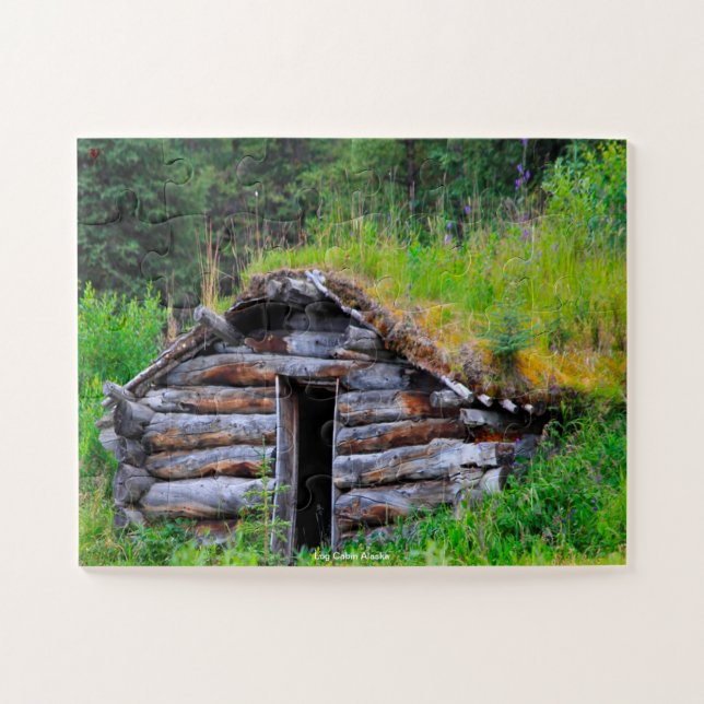 Log Cabin Alaska (Horizontal)