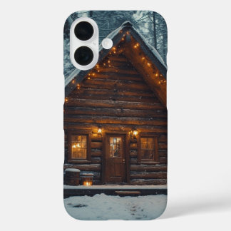 LOG CABIN SNOW OTTER BOX IPHONE CASE