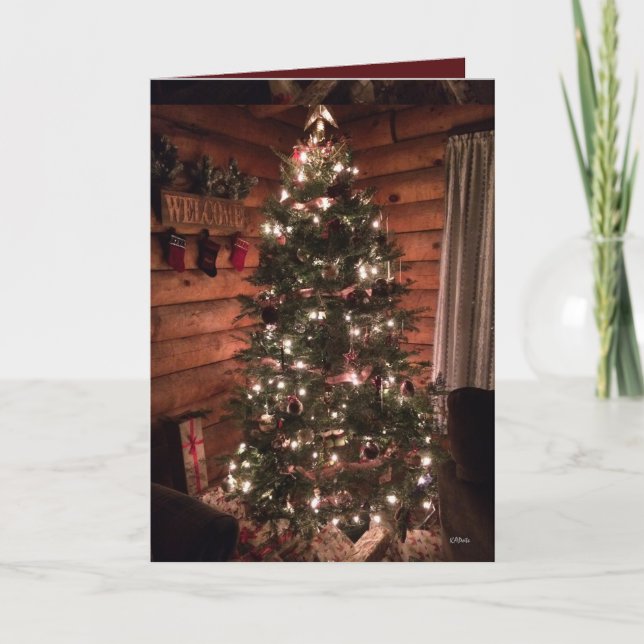 LOg Cabin Weihnachten (Vorderseite)