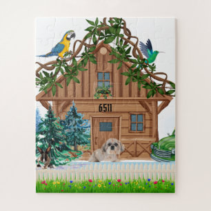 Log Cabin Zuhause Jigsaw Puzzle