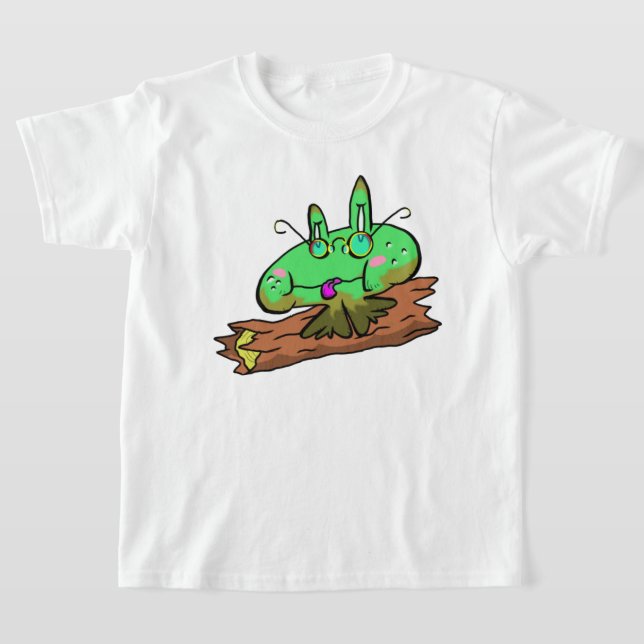 Log Frosch Ribbit 2 k T-Shirt (Ablage )