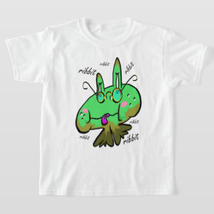 Log Frosch Ribbit 3 k T-Shirt