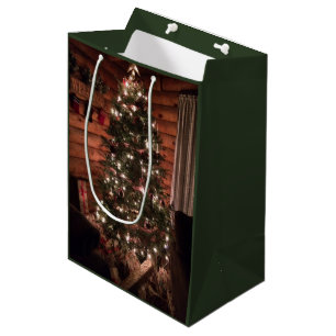 Log Kabine Weihnachten Mittlere Geschenktüte