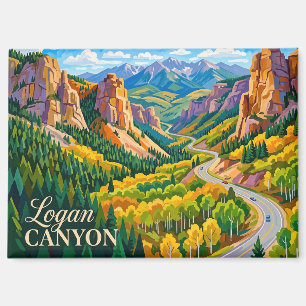 Logan Canyon USA Magnet
