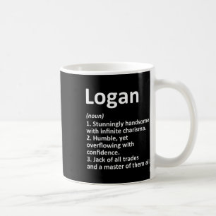 Logan Definition Personalisiert Name Funny Birthda Kaffeetasse