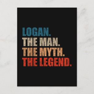 Logan Der Mann Der Mythos Die Legende Postkarte