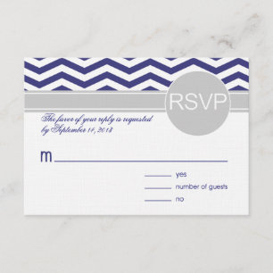 Logan & Derek RSVP   LIGNE gris marine