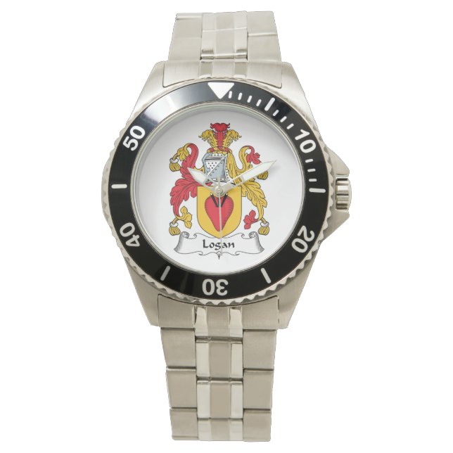 Logan-Familienwappen Armbanduhr (Vorderseite)