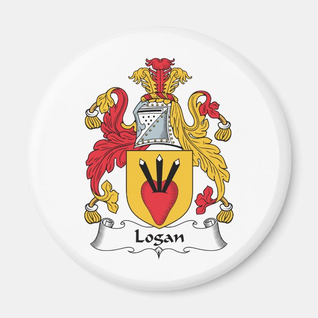 Logan-Familienwappen Magnet (Vorne)