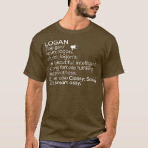 Logan Name Logan Definition Logan weiblicher Name T-Shirt