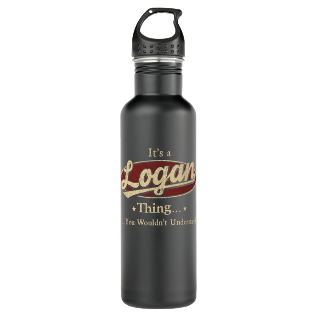 LOGAN Nom Thé Bouteille d'eau  (Devant)