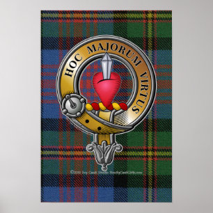 Logan Tartan & Abzeichen Poster