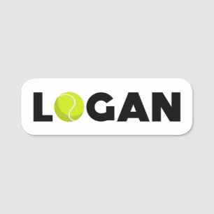 Logan Tennis Namensschild