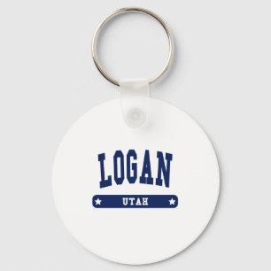 Logan Utah Uni Style T-Shirts Schlüsselanhänger