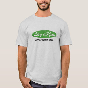 Logarun Logo-Aschen-T - Shirt