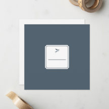 LOGBIRD — Travel Log Card (Navy)