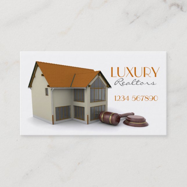 Logez avec le carte de visite de Gavel (Devant)