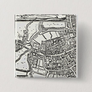 Loggans Karte von Oxford, Ostblatt Button