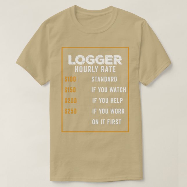 Logger Funny Gift Idee 1 T-Shirt (Design vorne)