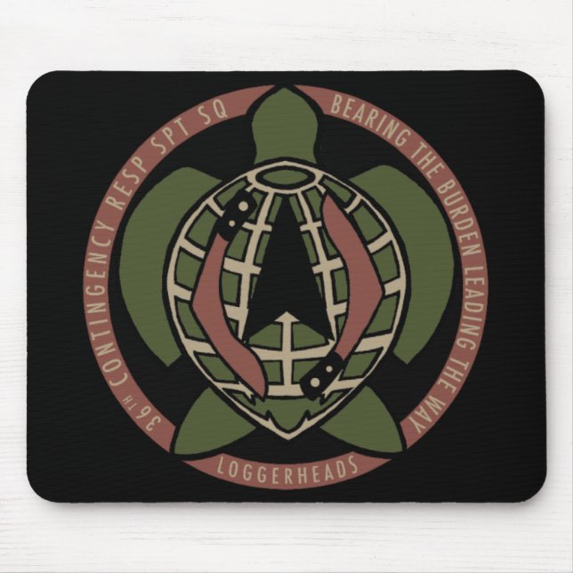 Loggerhead-Flachmousepad Mousepad (Vorne)