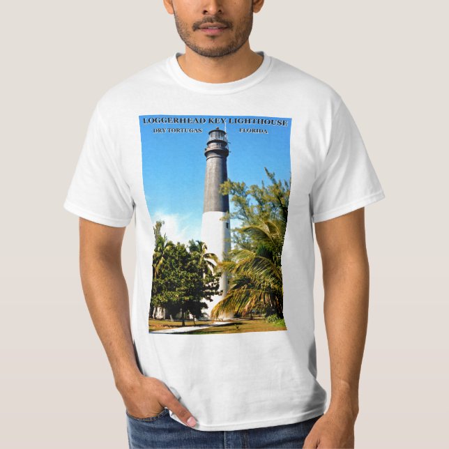 Loggerhead Key Lighthouse, Florida Shirt (Vorderseite)
