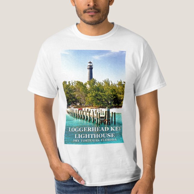 Loggerhead Key Lighthouse, Florida Shirt (Vorderseite)