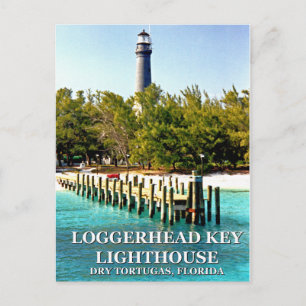 Loggerhead Key Lighthouse, Floride Carte postale