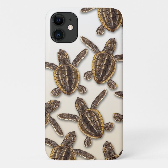 Loggerhead Sea Turtle iPhone Case (Rückseite)