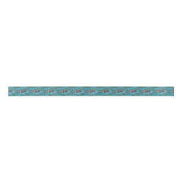 Loggerhead Sea Turtle Wildlife Art Satinband