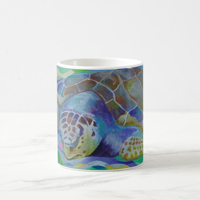 Loggerhead Turtle Colorado Art Kaffeetasse (Mittel)