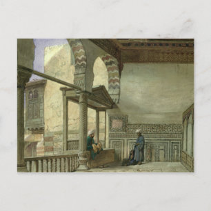 Loggia von Memlook Radnau Bey's House, Kairo Postkarte